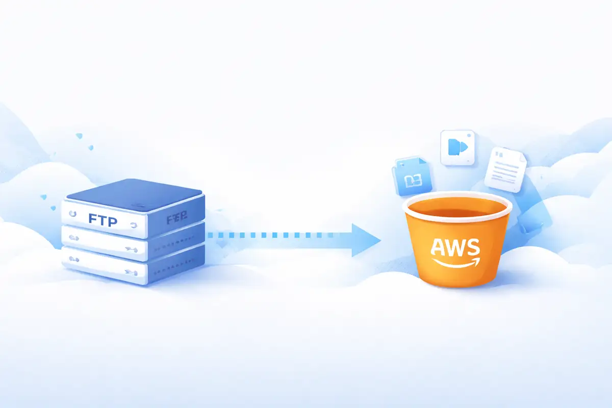 ftpGrid cloud integration AWS S3 synchronization