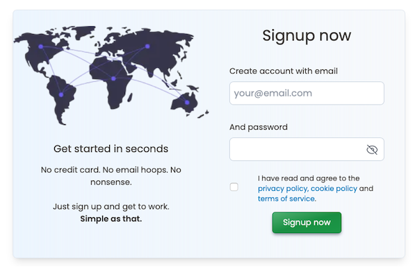 Signup